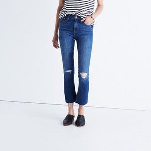 Madewell High Riser Demi Boot Jeans